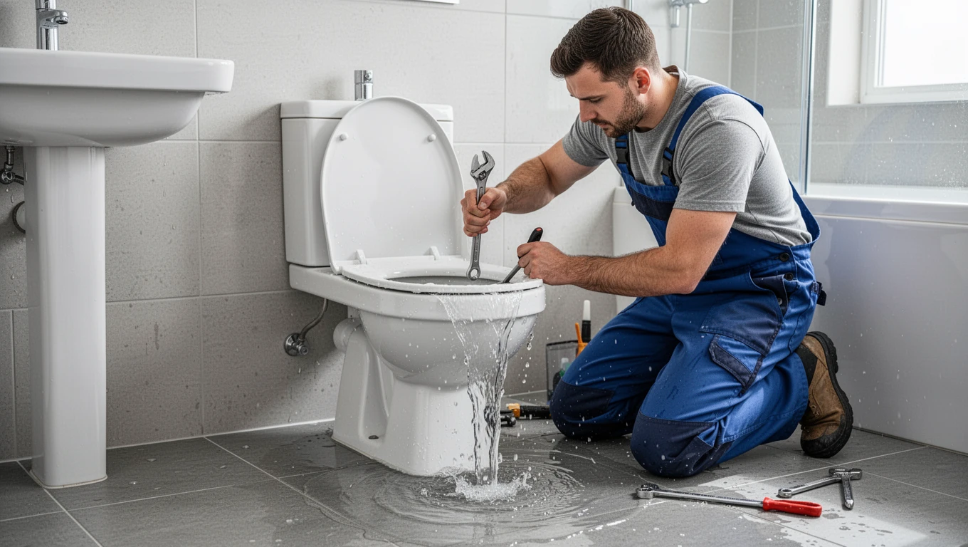 Overflowing Toilet Repair